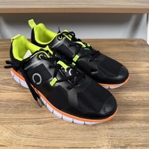 Men's Skora Fit Running Shoes Black Neon Green Orange‎ Size 9.5 NWT